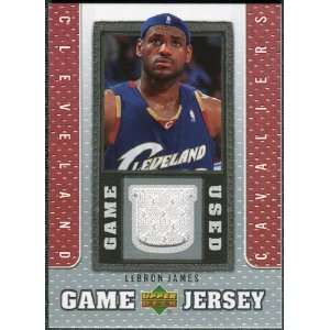   /08 Upper Deck UD Game Jersey #LJ LeBron James: Sports Collectibles