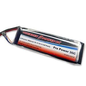   RC Pro Power 30C 3850mAh 11.1V 3 Cell LiPo 3s 3850 Lithium Polymer