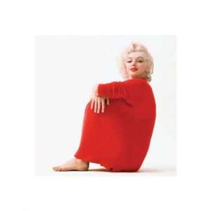  Anonymous Marilyn Monroe Red Sweater 16 x 16 Poster Print 