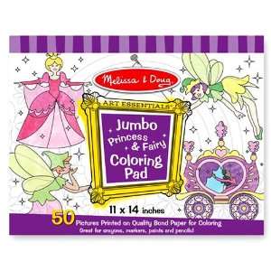   Doug Girls Jumbo Princess Coloring Pad: Melissa & Doug: Toys & Games