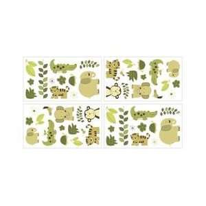  Nojo By Crown Crafts Jungle Mania Wall Decals: Baby