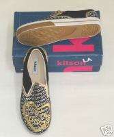 NIB Kitson LA Ladies Diva Flash Shoes Sz 9.5 Black new  