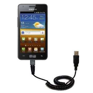  Coiled USB Cable for the Samsung Galaxy R with Power Hot 