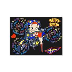  Betty Boop Lenticular Postcard 4x6 , Changing Biker Girl 