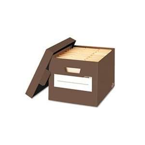 Stor/File Decorative Storage Box, Letter/Legal, Mocha Brown, 4/Carton