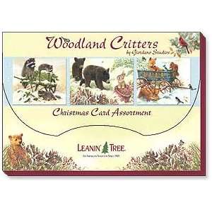  Leanin Tree Woodland Critters Christmas Card Assortment 