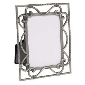  Twisted Border Frame 5 X 7 Pewter Finish: Home & Kitchen