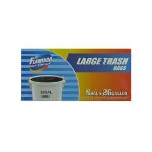  Large trash bags 8 ct. 26 gallon Pack Of 48: Home 