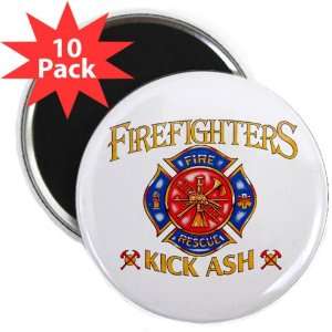   Magnet (10 Pack) Firefighters Kick Ash   Fire Fighter 