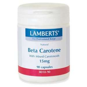 Lamberts Lamberts, natural Beta Carotene 15mg, 90 capsules.