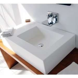  Lacava Design Sinks 5100 00 Lacava Resin Basin White: Home 