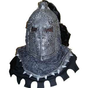   Medieval Knight Halloween Costume Mask with Spiked Cowl: Toys & Games