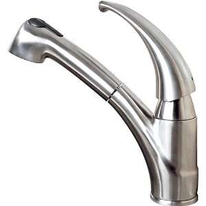 : Kraus Single lever Stainless Steel Pull Out Kitchen Faucet Kitchen 