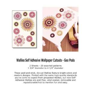   Wallcovering Wallies Murals and More Geo Pods 13625