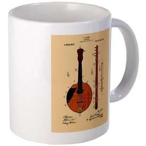  Mandolin Patent Vintage Mug by 