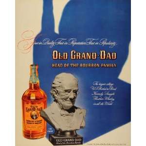 1939 Ad Old Grand Dad Bourbon Whiskey Drink Louisville 
