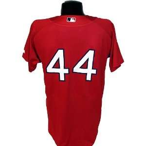   Batting Practice Red Jersey (XL) (MLB Auth)   Game Used MLB Jerseys