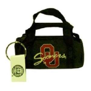  University Of Oklahoma Keychain Duffle Bag Script Case 