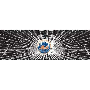    New York Mets Shattered Auto Rear Window Decal: Sports & Outdoors