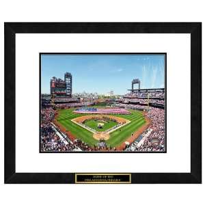   Phillies MLB Framed Double Matted Stadium Print: Home & Kitchen