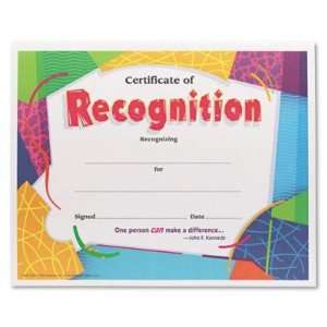  Trend Certificate of Recognition,8.5 x 11 Office 