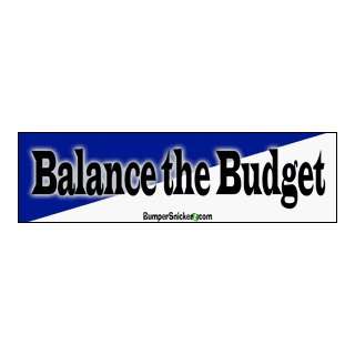 Balance The Budget   Refrigerator Magnets 7x2 in 