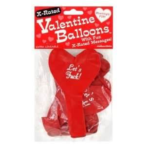  Xrated Valentine Heart Balloons (8) Health & Personal 