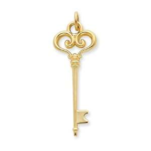  XP3496 14 Karat Gold Key Pendant: Jewelry