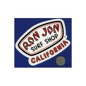  Ron Jons California Surf Shop Sticker Arts, Crafts 