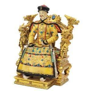   Chinese King Emperor Statue Sculpture Figurine: Home & Kitchen