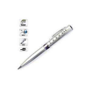   USB Digital Voice Recorder Pen with MP3 Function Silver: Electronics