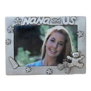    6 x 4 Nana & US/Stars Pewter Picture Frame