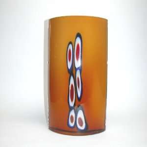  Murrine Art Glass Vase 16 Ht. 