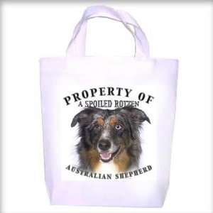  Australian Shepherd Property Shopping   Dog Toy   Tote Bag 