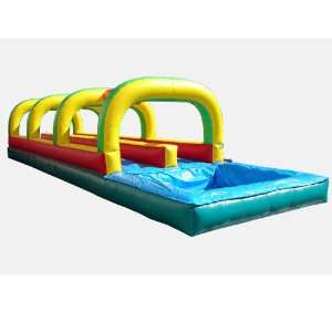   Dual Lane Slide and Splash with Pool (Commercial Grade): Toys & Games