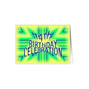    14th Birthday Party Invitation Bright Star Card: Toys & Games