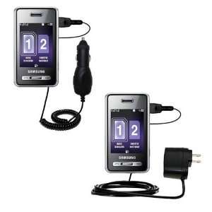  Car and Wall Charger Essential Kit for the Samsung SGH D980 