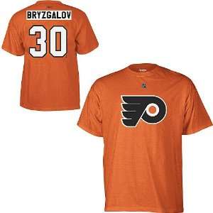   Flyers Ilya Bryzgalov Player Name & Number T Shirt: Sports & Outdoors