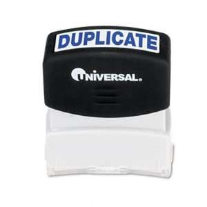  One Color Message Stamp   DUPLICATE, Pre Inked/Re Inkable 