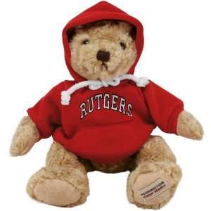  Rutgers Scarlet Knights 14 Hoody Bear Plush Sports 