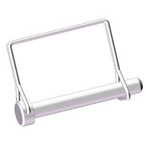   Square Wire Lock Pin w/tab, steel, zinc (12 Pack) 