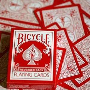  Bicycle Red Deck Playing Cards: Sports & Outdoors