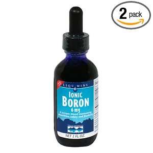  Minerals Research Liquimins Ionic Boron, 6 mg, 2 Ounce (Pack of 2