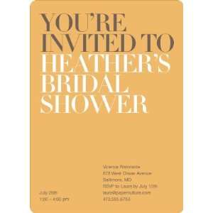  Bold Letters Bridal Shower Invitations Health & Personal 