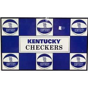  Kentucky Wildcats Collegiate Basketball Checkers Sports 