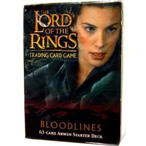   the Rings Card Game Theme Starter Deck Bloodlines Arwen Toys & Games