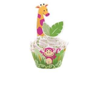  Safari Cakes Cupcakes(a28)   Safari & Zoo Animals 8 Re Usable Cake 