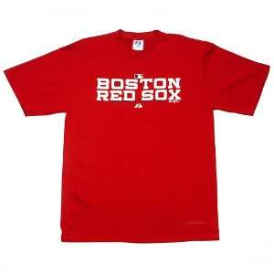  Red Sox MLB Authentic Collection Stack Heavyweight T Shirt (Team 