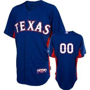 Texas Rangers Jersey Any Player Authentic Royal Blue On Field Batting 