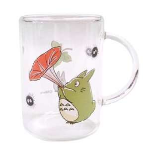  Totoro Glass Mug Red Flower Toys & Games